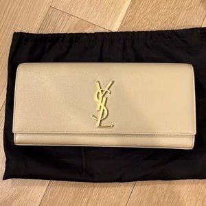 YSL Kate monogram clutch